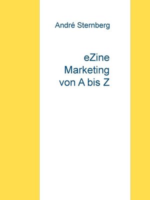 cover image of eZine Marketing von a bis Z